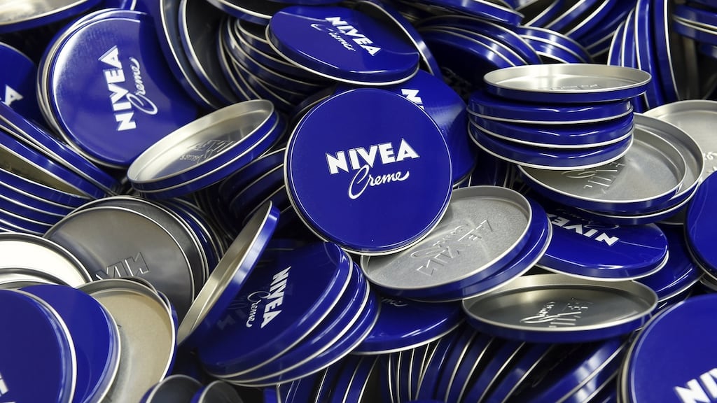 Nivea skin-cream maker Beiersdorf plunged to two-year lows after it issued a shock warning about its 2019 operating margins. Photograph: Fabian Bimmer
