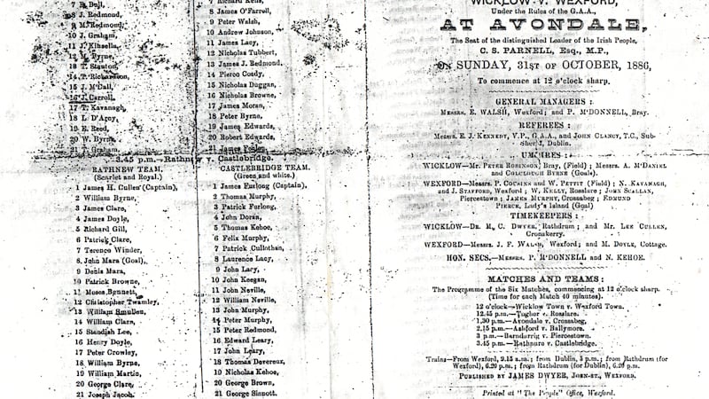 Why the GAA fell in and out of love with Charles Stewart Parnell