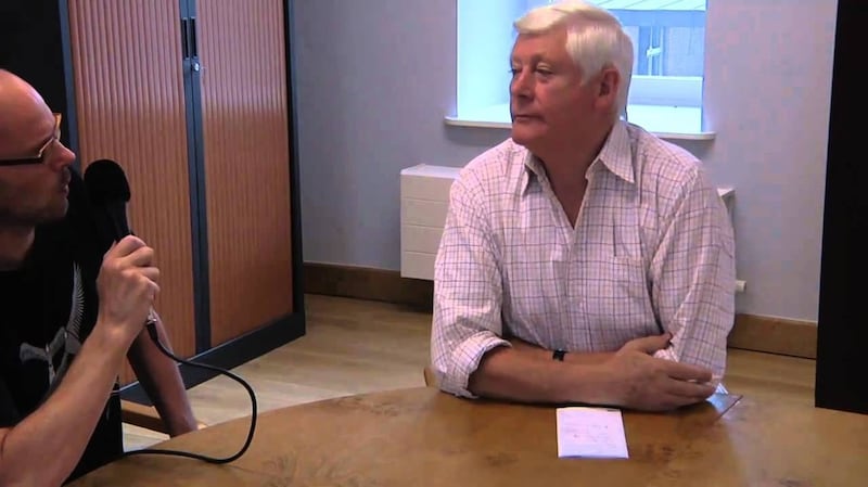 Malachy Vallely, who last year was convicted by a Belgian court in relation to a fire in which two students from Galway-Mayo Institute of Technology died. Photograph: YouTube