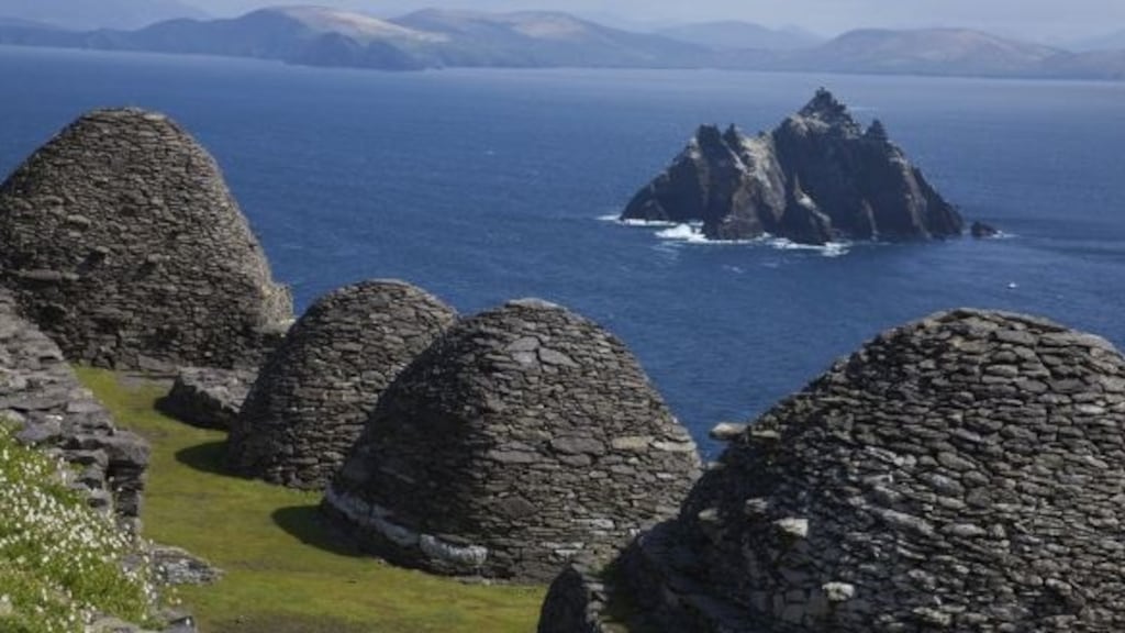 Skellig Michael, Co Kerry is a Unesco world heritage site.