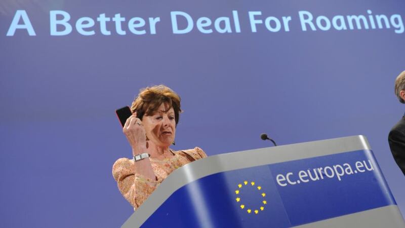 The EU announces plans to cut roaming charges. Photograph: Georges Gobet/AFP/Getty Images