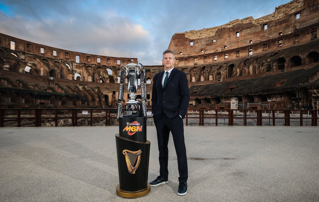 Ireland interim head coach Simon Easterby hopes Ireland will make it three Six Nations titles in a row this year. Photograph: Billy Stickland/Inpho