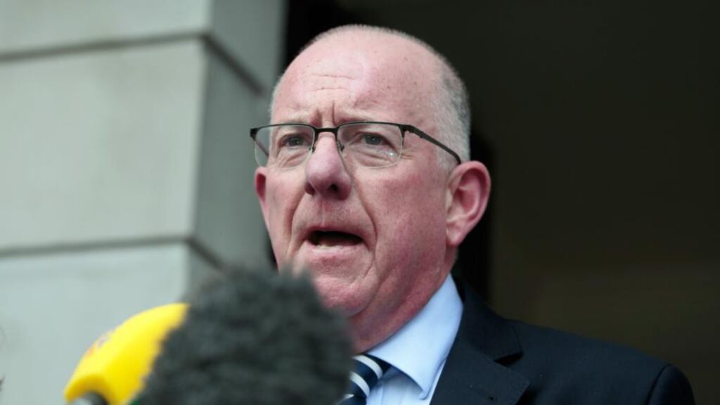 Minister for Foreign Affairs Charlie Flanagan said he was “concerned” ahead of the latest round of Stormont discussions. Photograph: Gareth Chaney Collins