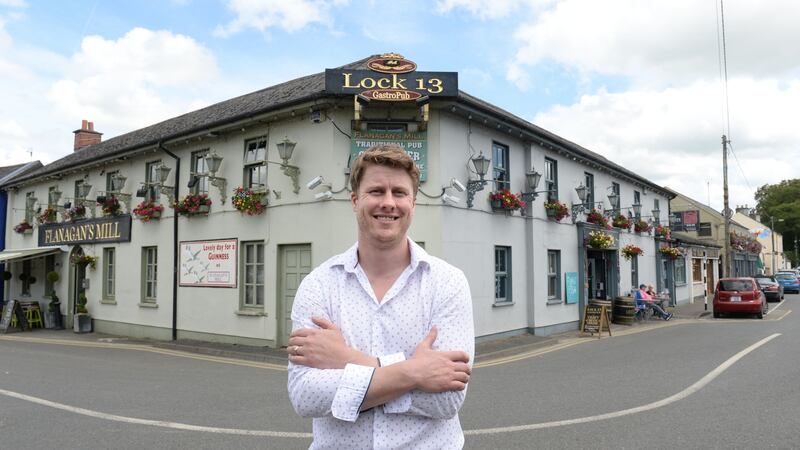 Barry Flanagan at Lock 13 Brewpub in Sallins, Co. Kildare. Photograph: Dara Mac Dónaill / The Irish Times