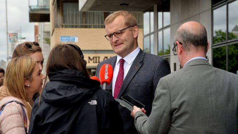 John Paul Phelan, Minister for Local Government and Electoral Reform,   attended the  National Women’s Council of Ireland gathering. Photograph: Alan Betson / The Irish Times
