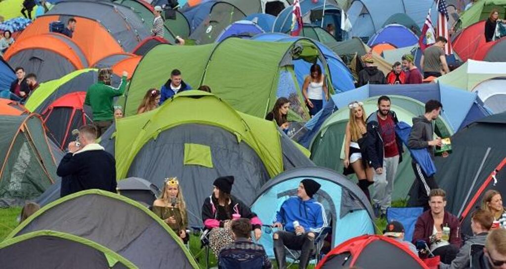 The campsite: Some 47,000 tickets were sold for this year’s Electric Picnic festival in Stradbally, Co Laois