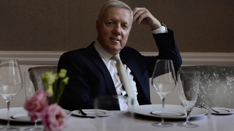 Patrick Guilbaud at his restaurant in Dublin. Photograph: Cyril Byrne/The Irish Times