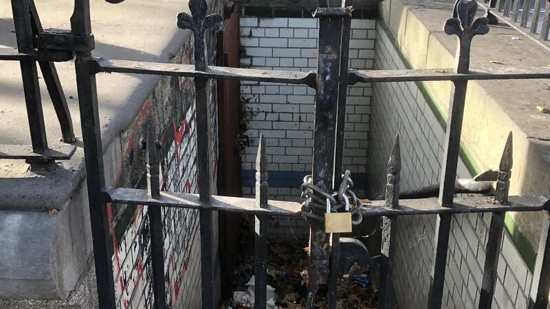 The toilets have been closed to the public for about 20 years. Photograph: Dan Griffin