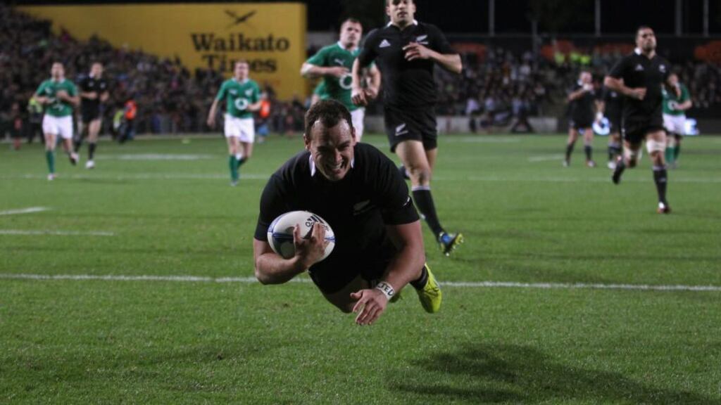 Israel Dagg of the All Blacks (pictured) and his team-mate Cory Jane were disciplined for drinking during the World Cup in 2011. Photograph : Phil Walter/Getty Images