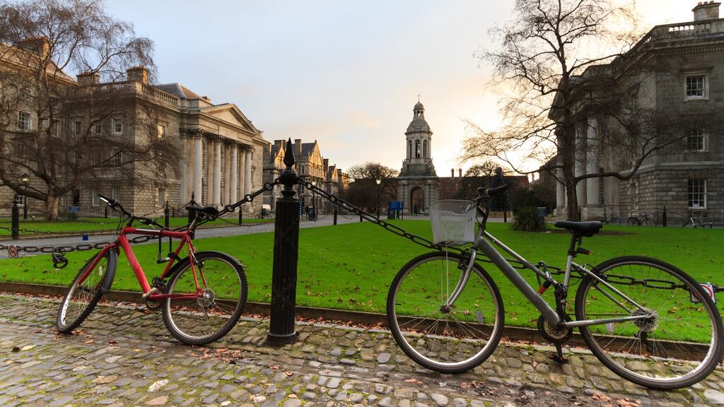 Trinity   reported a 38 per cent increase in first-preference applications for its courses, reaching a record high for the university of 10,253. Photograph: iStock