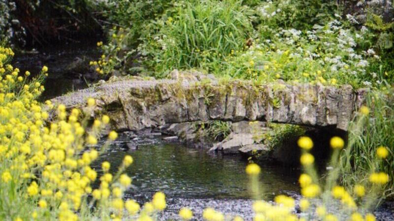 Con O’Neill’s humpbacked stone footbridge in The Hollow in east Belfast