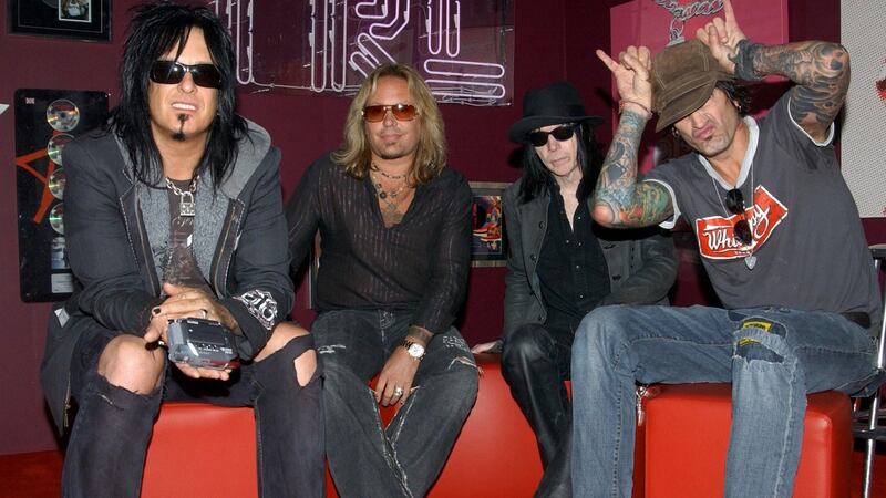 Motley Crue on MTV in 2005. Photograph: Anthony Harvey/PA
