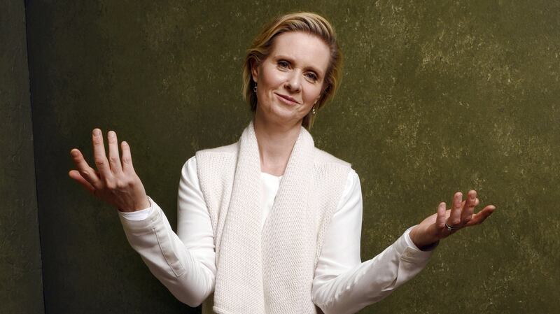 Cynthia Nixon: Sex and the City “was this idea that women are going about their lives and careers, having a great time of it and not sitting at home waiting for the phone to ring”. Photograph: Larry Busacca/Getty Images