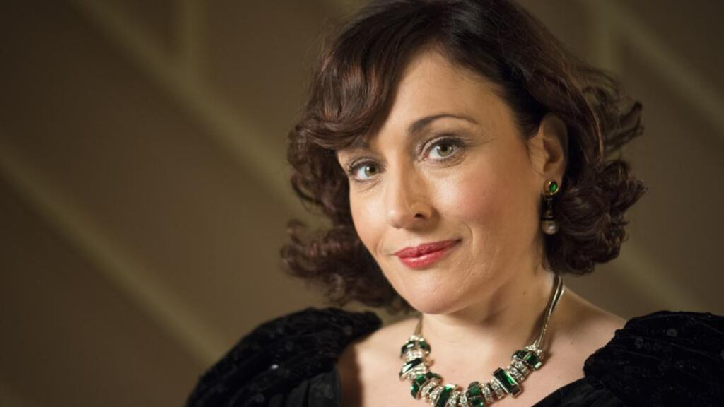 Lucy Cohu as Terry Keane in the new RTÉ drama Charlie: “I do get the feeling that she would find the proceedings going on at the moment extremely amusing . . . Yeah, I think she’s having a good old giggle somewhere.”