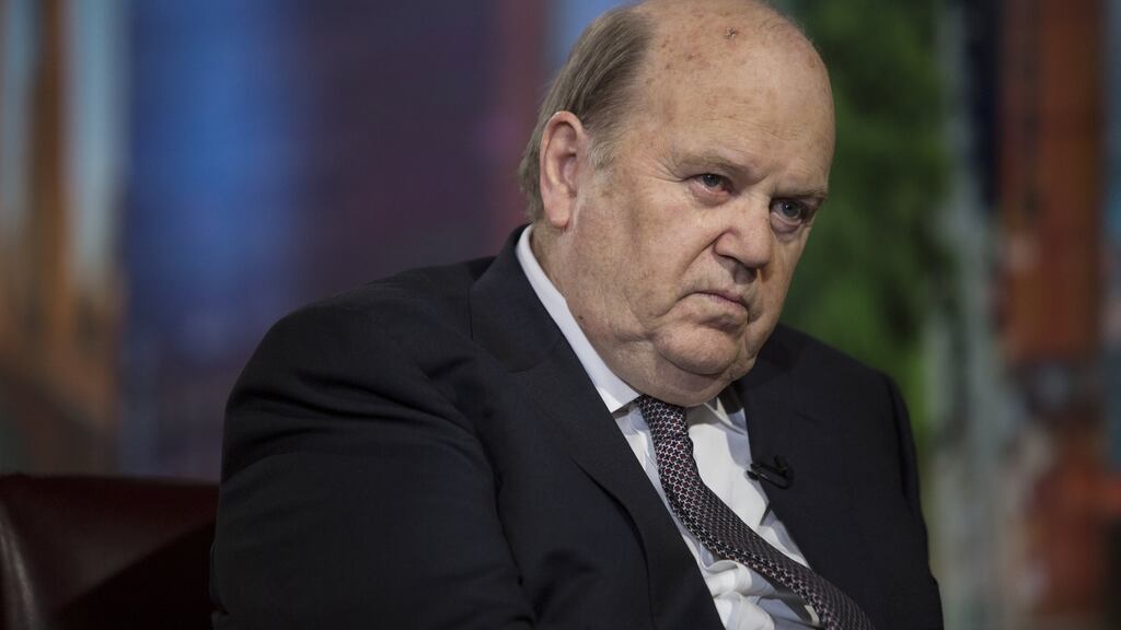 Minister for Finance Michael Noonan: “People don’t wake up every morning wondering about Ireland. They dip in and out of how the Irish economy is doing.” Photograph: Victor J Blue/Bloomberg