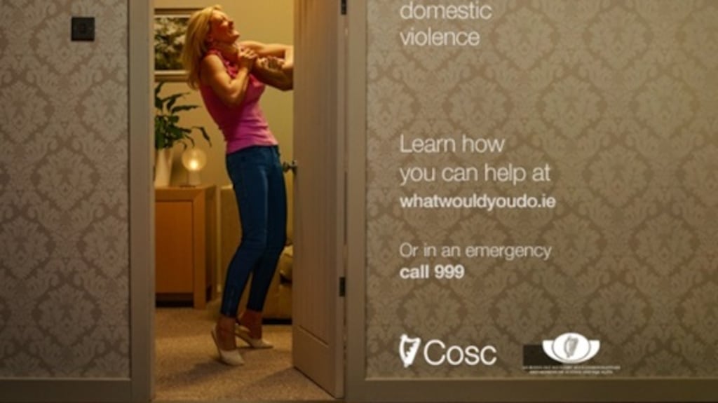 The What Would You Do? advertising campaign includes billboards, prime time television adverts and a website which gives information on how people can safely intervene when they witness domestic violence