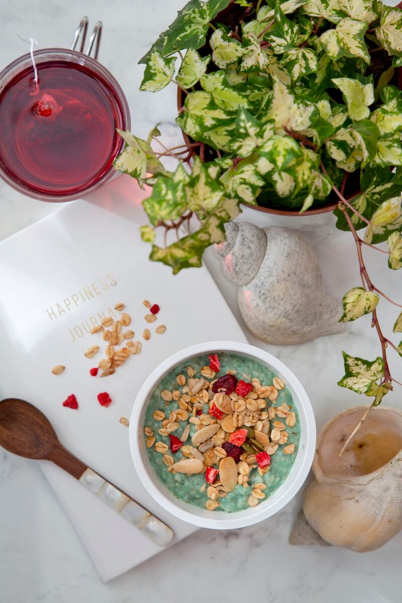 Flahavan's porridge oats with matcha green tea