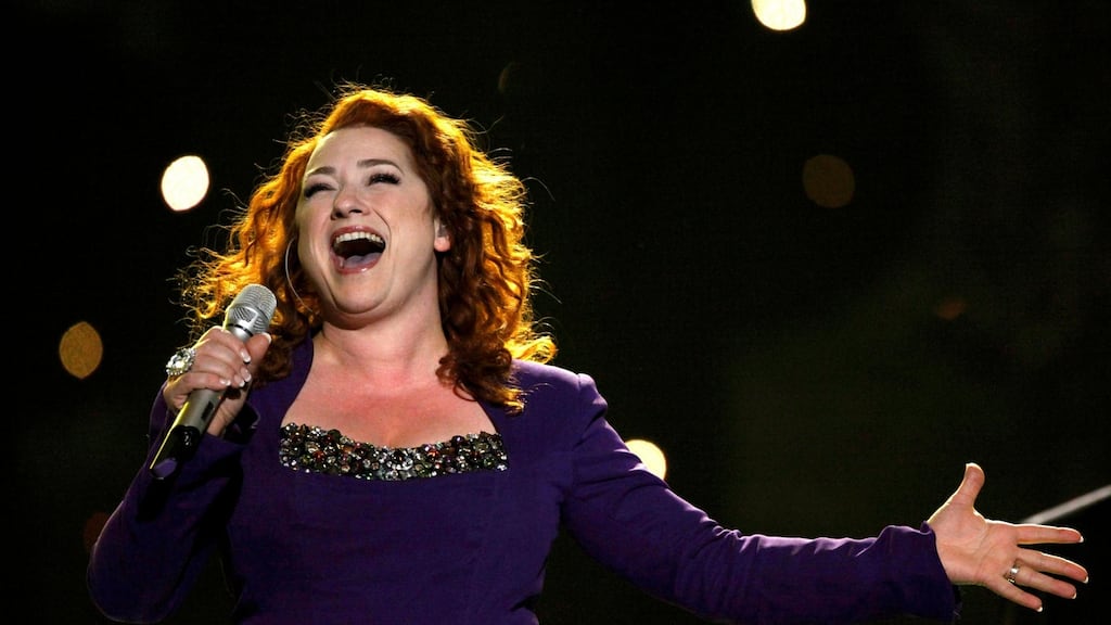 Niamh Kavanagh performs at a dress rehearsal for the finals of the Eurovision Song Contest in Oslo, Norway, in May 2010. File photograph: Bob Strong/Reuters
