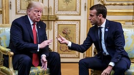 Trump and Macron smooth row over ‘insulting’ defence proposal