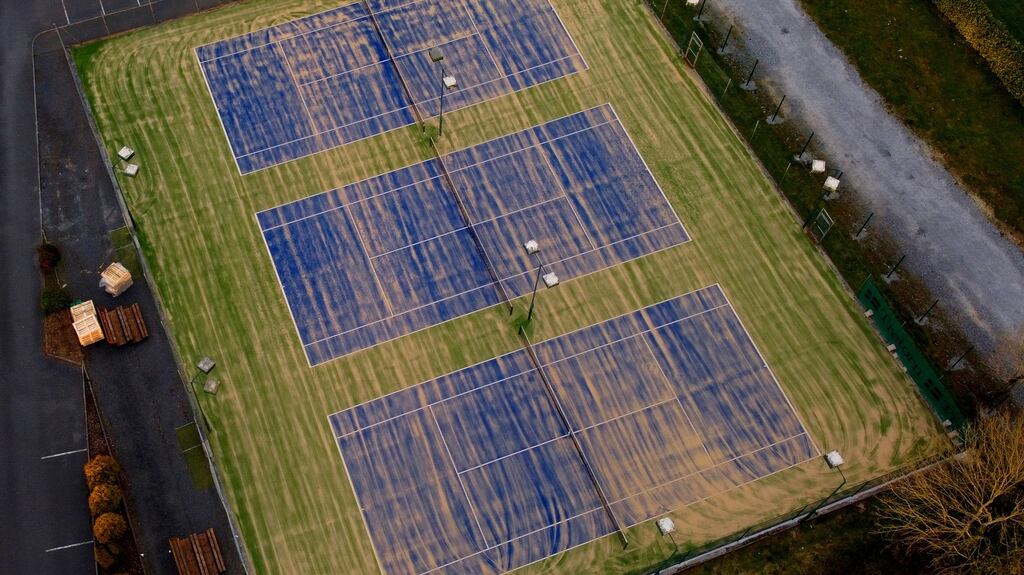 A view of Tullamore Tennis Club. Photo: James Crombie/Inpho