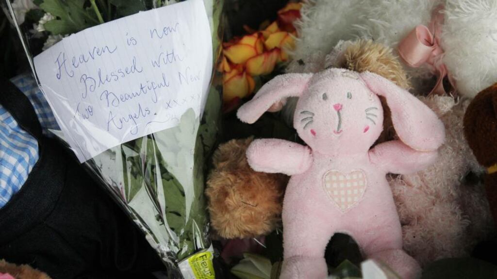 The scene on the N17 in Galway where two-year-old Kate Gilmore and her 12-week-old sister Grace were killed in 2012. Photograph: Niall Carson/PA Wire