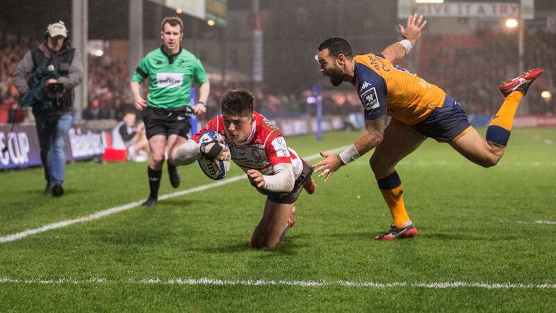 Gloucester’s Louis Rees-Zammit could be a breakthrough star. Photo: Bob Bradford - CameraSport via Getty Images
