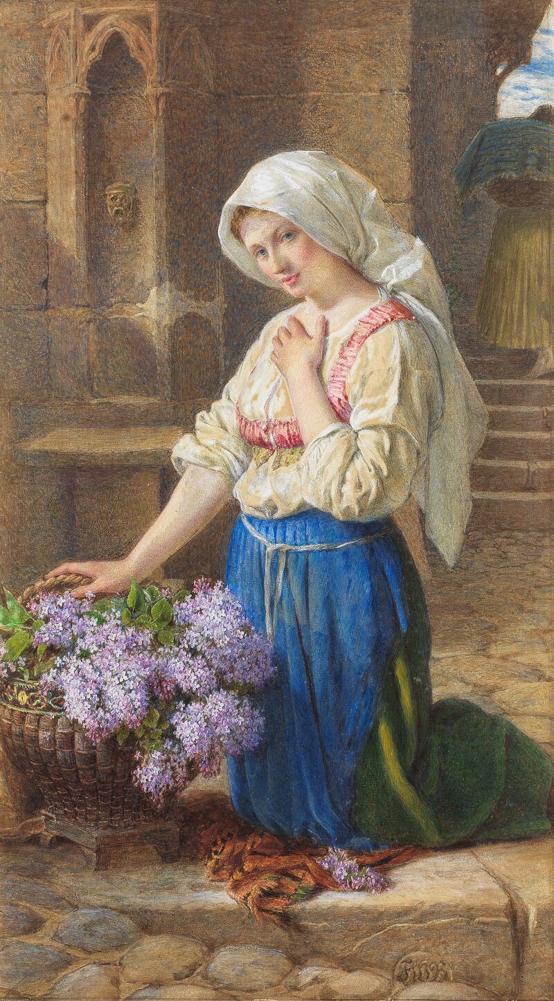 Frederic William Burton, The Lilac Farmer