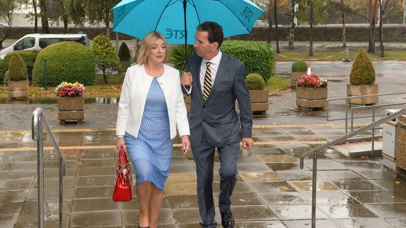 Liadh Ní Riada arrives at RTÉ ahead of a radio debate. Her performance fell far short of Sinn Féin’s recent performance in opinion polls.