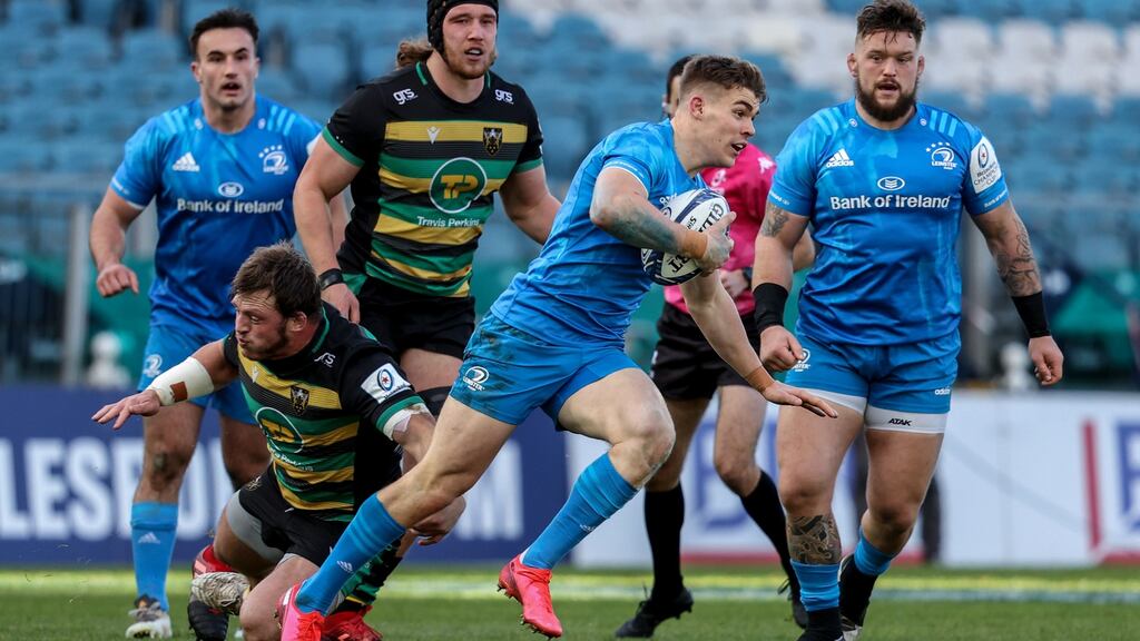 Garry Ringrose will miss Leinster’s trip to Thomond Park to face Munster on St Stephen’s Day. Photograph: Dan Sheridan/Inpho
