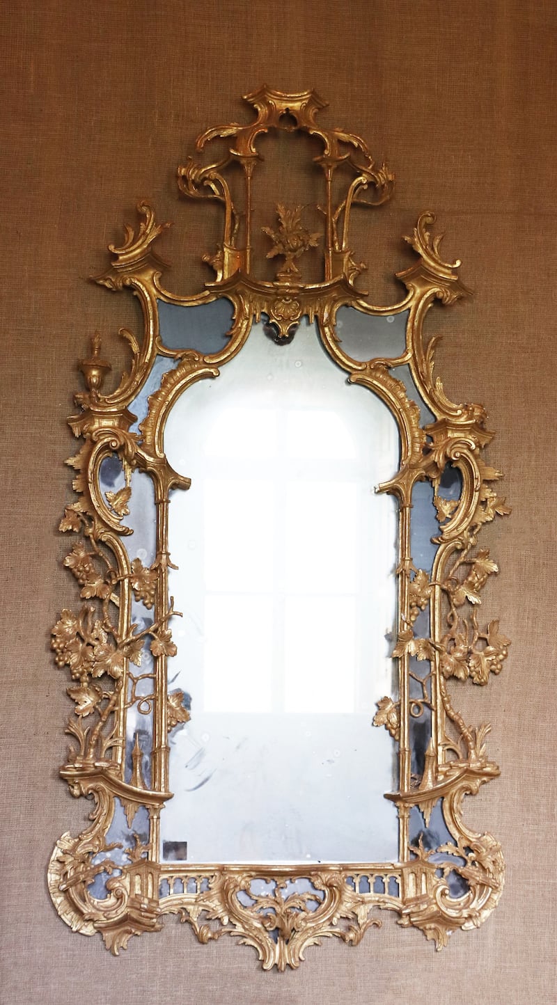 Irish George III mirror in the manner of Thomas Chippendale, from 1760, £20,000-£30,000