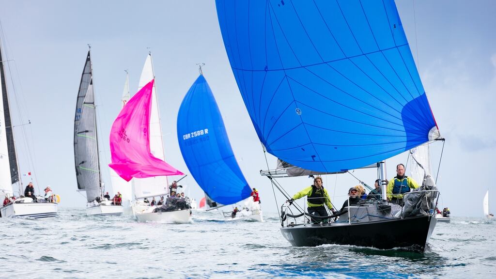 Cartoon, owned by Sybil McCormack, representing Royal Irish Yacht Club at the ICRA national championships 2019 in Dún Laoghaire. Photograph: David Branigan/Oceansport