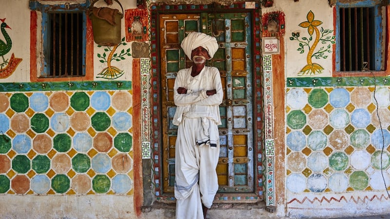 A Rabari man from Kutch, an ancient land across which the Rabari have criss-crossed for more than a thousand years