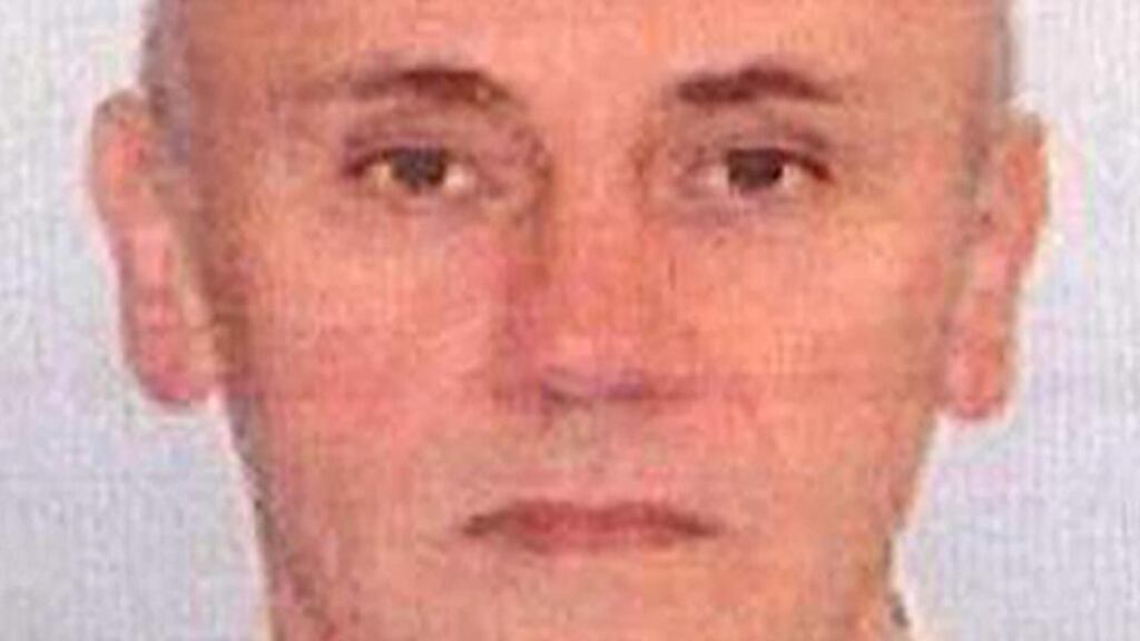 PSNI handout photograph of Alec Warburton (59), from Swansea in Wales. Photograph: PSNI/PA Wire