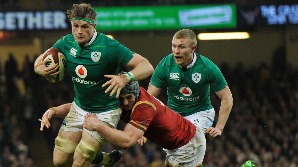 Jamie Heaslip: Remains a hugely influential, experienced cog in this Irish team. Photograph: Neil Munns/EPA