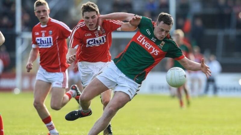 Diarmuid O’Connor’s extra-time point helped Mayo get their noses in front against Cork. Photograph: Donall Farmer/Inpho