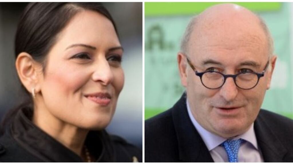 Tory MP Priti Patel’s food shortage comments were criticised by EU agriculture commissioner Phil Hogan.
