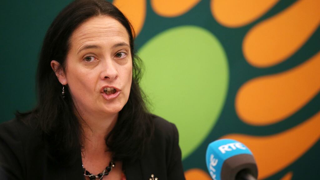 Green Party deputy leader Catherine Martin:  uneasy about an alliance with Fianna Fáil and Fine Gael. Photograph: Laura Hutton