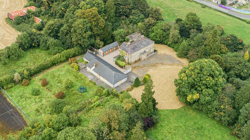 Belmont House in Navan, Co Meath has a tennis court, indoor swimming pool, stables and outhouses
