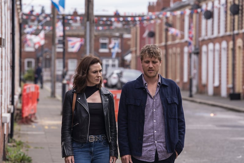 Róisín Gallagher and Johnny Flynn in The Lovers
