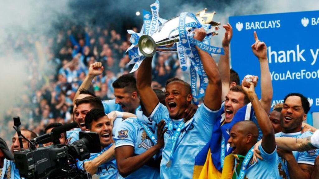 Sky have agreed  to fork out €5.36 billion over the three seasons starting in August of next year for 378 Premier League games. Photograph: Darren Staples/Reuters