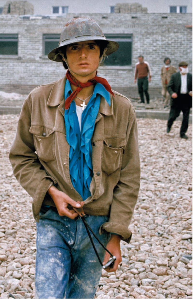 The Battle of the Bogside from the Gilles Caron exhibition at the Park Hotel Kenmare, Co Kerry. Photograph: Gilles Caron.