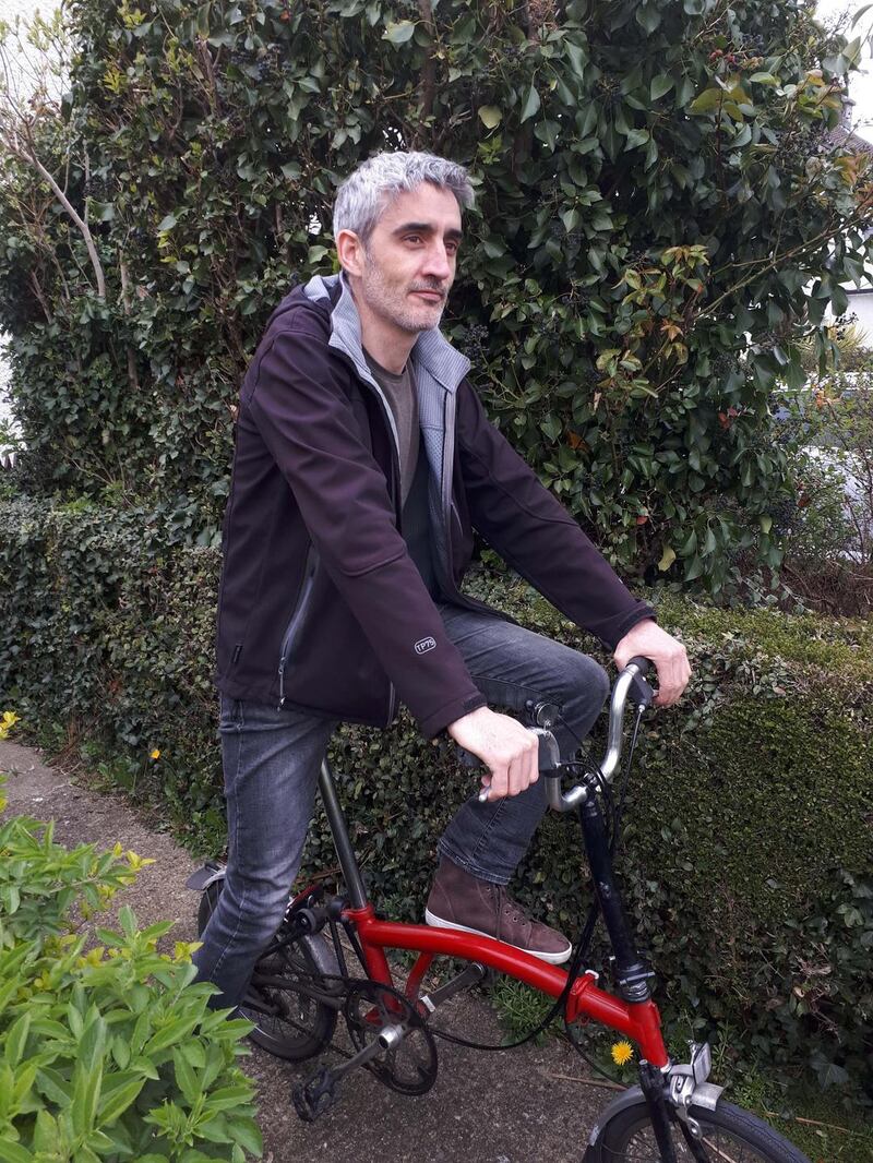 Ken Reid (on a different bike to the one stolen): ‘The gardaí were excellent. I really appreciate them taking a bike theft seriously’