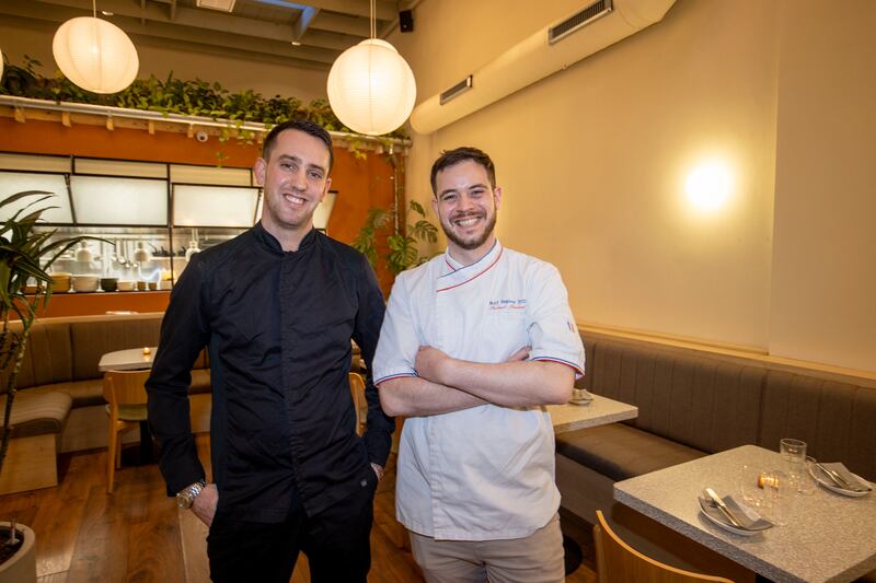 Chefs David Gorgeart and Thibaud Boulant of Brother Hubbard, Ranelagh. Photograph: Tom Honan