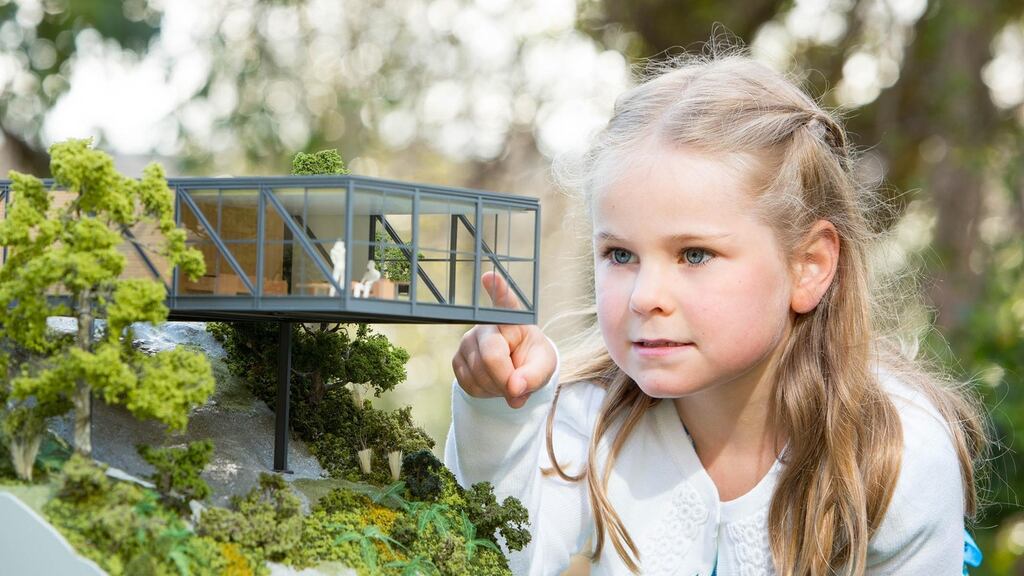 Jessica Walsh (6) from Ranelagh launches annual RIAI Simon Open Door campaign. Photograph: Conor Healy Photography