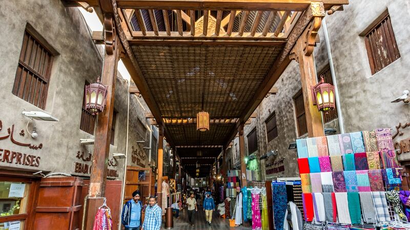 Dubai old town souk. Photograph: Getty Images