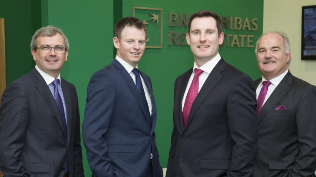 From left: Thomas Carthy, director, Shane Duffy, Keith O’Neill and Patrick Curran, managing director