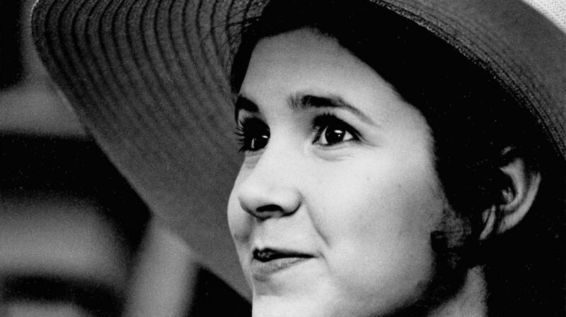 This May 2nd, 1973, file photograph shows Carrie Fisher, the 16-year-old daughter of Debbie Reynolds and Eddie Fisher, in New York. Photograph: AP