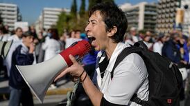 Greek healthcare workers protest over mandatory Covid vaccinations