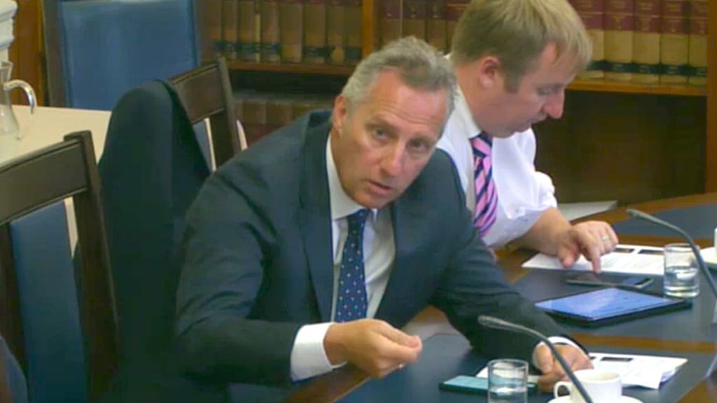 Ian Paisley had “apologised unreservedly at the outset for his unintentional failure to register the hospitality he received,” a lawyer for the DUP MP said. Photograph: PA