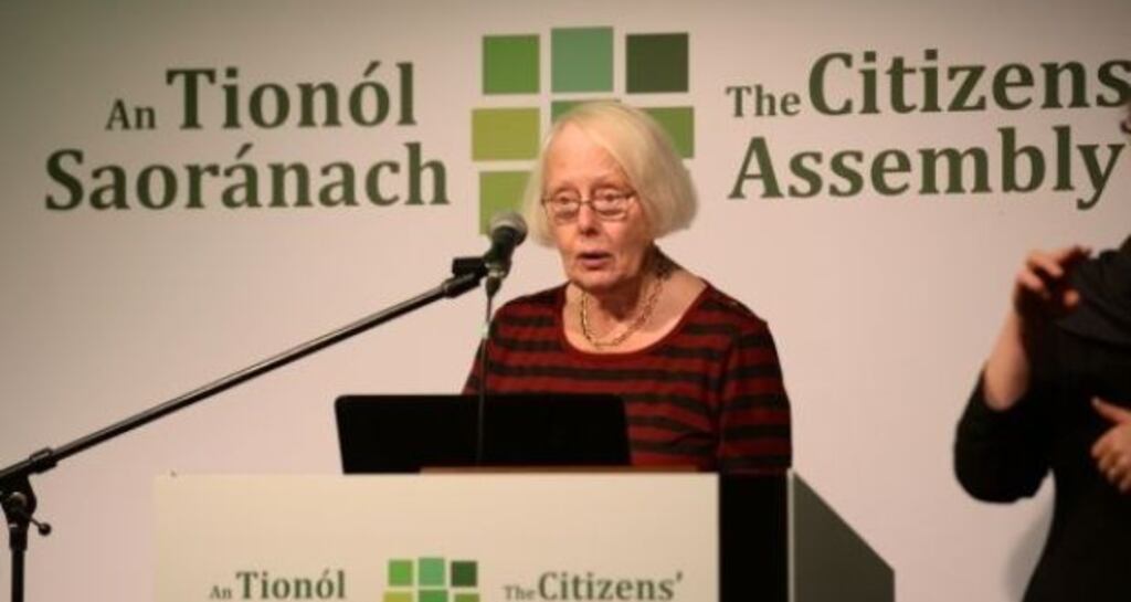 Justice Mary Laffoy: “I urge the members of the Oireachtas to view their recommendations with the respect and due consideration they deserve.”